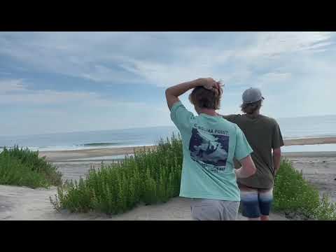 Fun waves at Rodanthe Pier