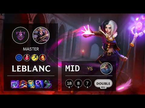 LeBlanc Mid vs Yasuo - EUW Master Patch 11.15