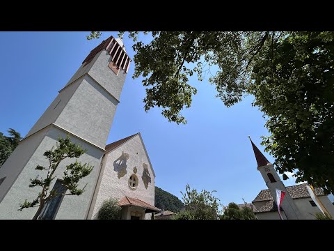 [4K] ringing of eleven bells from the two Italian bell towers in Vilpiano