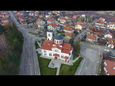 Lozen - Christmas flight around the biggest village and its monastery