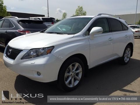Lexus Certified Pre Owned 2010 RX 350 AWD White on Parchment Review - Grand Prairie, Alberta
