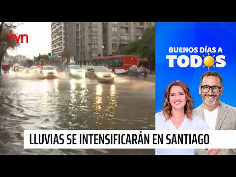 Meteoróloga de TVN advierte hora en que se intensificará la lluvia | Buenos días a todos