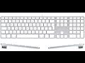 Клавиатура Apple MB110 MB110RS/B White USB - відео