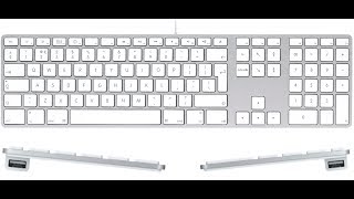 Apple Keyboard Aluminium (MB110) - відео 1