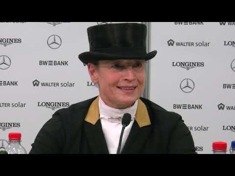 STUTTGART GERMAN MASTERS - Pressekonferenz GERMAN DRESSAGE MASTER - Isabell Werth