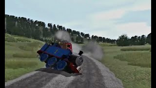 THOMAS BECOME ANGRY IN THE APPEN WORLD - TRAINZ RAILROAD SIMULATOR - THOMAS AND FRIENDS