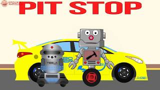 Приключения Автомеханика Роби. Электромобиль и Гоночная Машинка