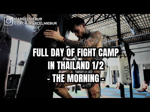Part1: full day of a Muay Thai fight camp at Manasak Muay Thai in Thailand - the Morning