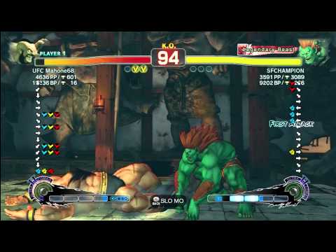 UFC Mahone68 [Zangief] vs SFCHAMPION [Blanka] SSF4 Arcade Edition
