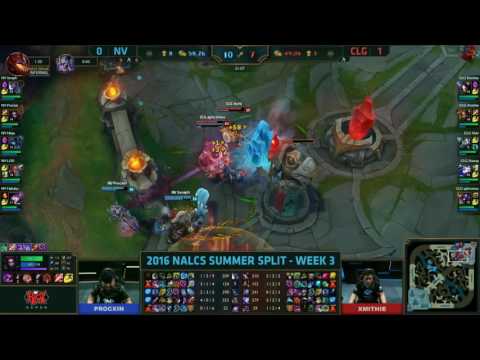LoL Highlights CLG vs nV G2   LCS NA Summer 2016 19 06 2016 Counter Logic Gaming vs Team EnVyUs