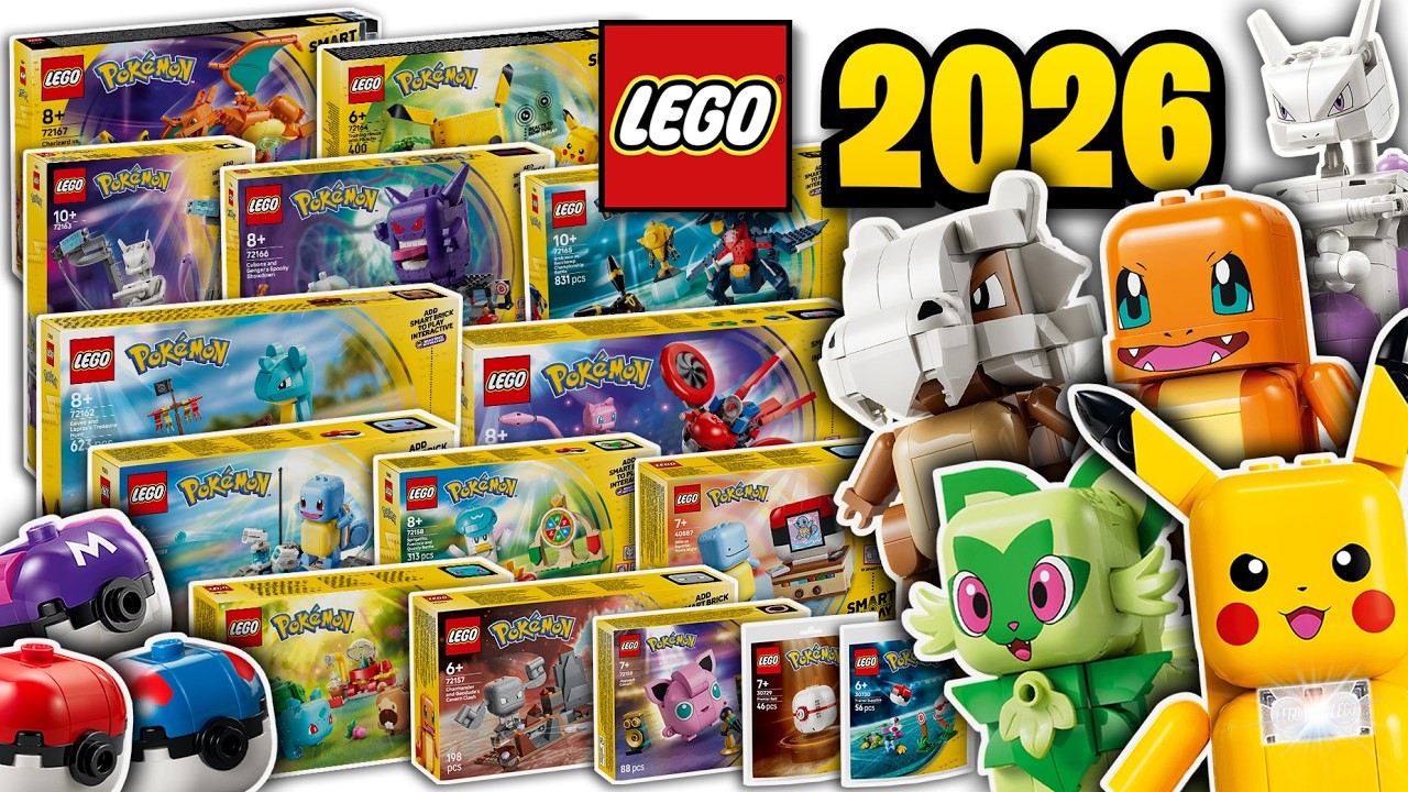LEGO Pokémon Summer 2026 Sets OFFICIALLY Revealed