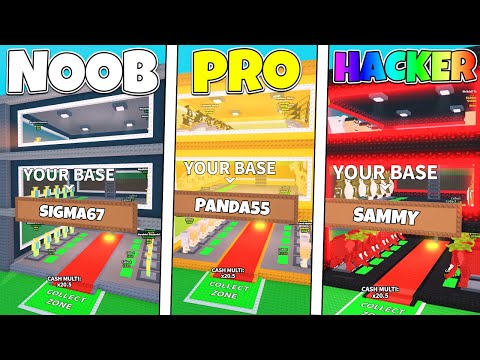 NOOB VS PRO VS HACKER BAZA W STEAL A BRAINROT! Roblox