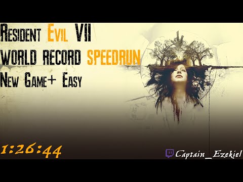 Resident Evil 7: Biohazard WORLD RECORD SPEEDRUN | Easy NG+ | 1:26:44