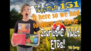 Poke Energy Opens S&V ETB's to Celebrate 151!