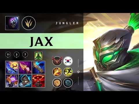 Jax Jungle vs Zyra - KR Grandmaster Patch 26.01