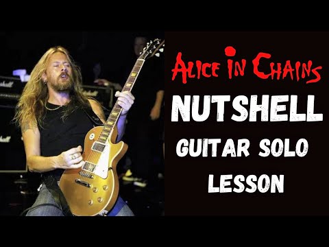 Alice In Chains - Nutshell - Jerry Cantrell Guitar Solo Lesson (Studio Version)