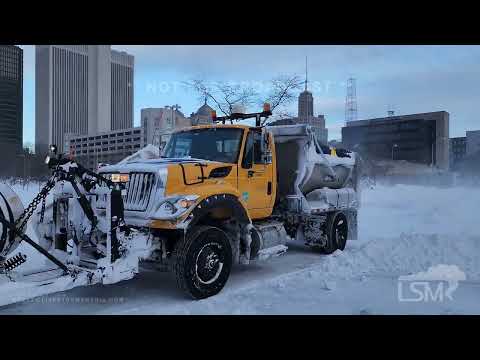 12-25-2022 Buffalo, NY - Blizzard Cleanup Underway