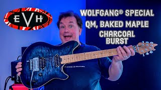 EVH WOLFGANG® SPECIAL QM, BAKED MAPLE Charcoal Burst