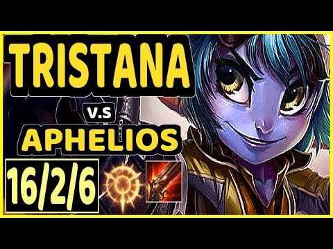 LUSKKA (TRISTANA) vs APHELIOS - 16/2/6 KDA BOTTOM ADC GAMEPLAY - BR Ranked GRANDMASTER