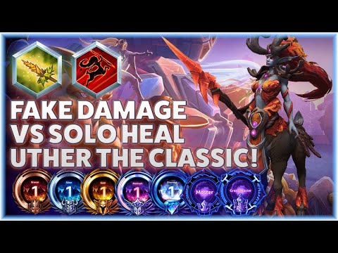 Lunara Leaping Strike - FAKE DAMAGE VS SOLO HEAL UTHER THE CLASSIC! - B2GM Season 2 2025