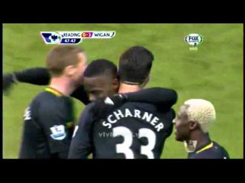 Gol de Maynor Figueroa contra el Reading