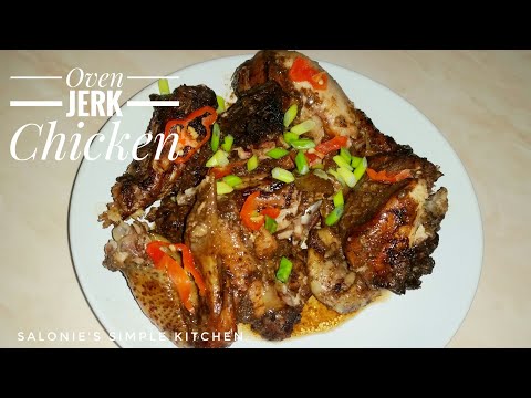 Oven Jerk Chicken | Jamaican Jerk Chicken