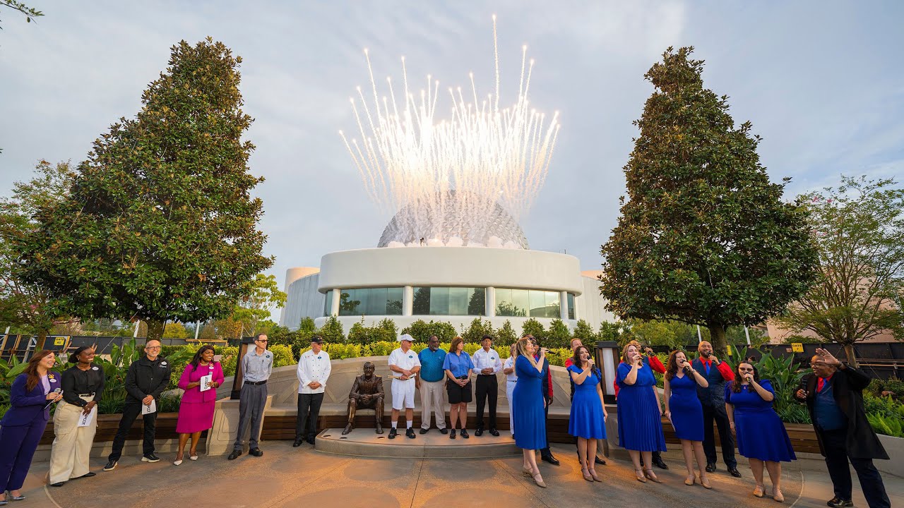 'Walt the Dreamer' Statue Dedication from EPCOT