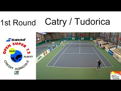 Victory of Catry (FRA) over Tudorica (CAN) - Open Super 12 Auray - Boys Single 1st Round