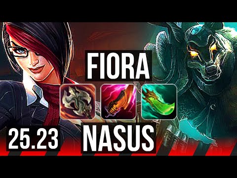 FIORA vs NASUS (TOP) | EUW Master | 25.23