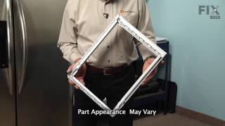 Whirlpool Refrigerator Repair - How to Replace the Upper Crisper Pan Cover