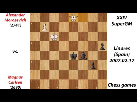 Alexander Morozevich vs. Magnus Carlsen | XXIV SuperGM Linares (Spain) 2007.02.17 | Chess games