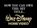 Now You Can Own This Hit Title From Walt Disney Home Video 1992 Spoof