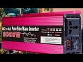 text_video Інвертор 3000 кВт 12 220В з чистим синусом та зарядкою