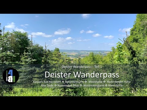 Deister Wanderpass Teil 1, Bad Nenndorf, Belvedereturm, Teufelsbrücke, Heisterburg, Nordmannsturm