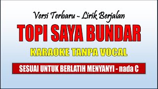 Download lagu TOPI SAYA BUNDAR KARAOKE TANPA VOCAL NADA C LAGU ANAK mp3