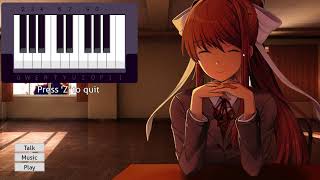 Playing the Intro to "Your Reality" in Monika After Story