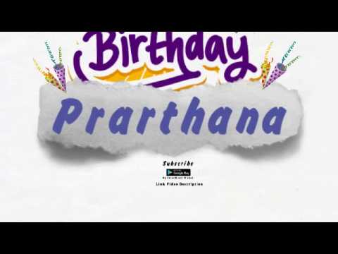 Happy Birthday Prarthana