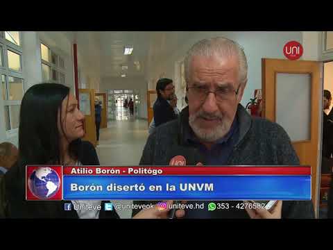Atilio Borón en la UNVM