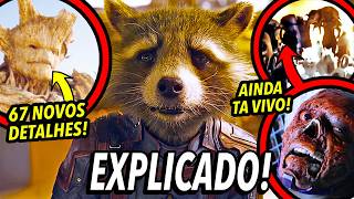 EXPLICADO! 67 DETALHES EM GUARDIÕES DA GALAXIA 3 (EASTER EGGS + REFERÊNCIA + SEGREDOS) SAGA MARVEL
