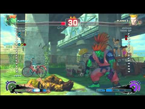 SSF4 Rank Match  daeddook (BL)  vs  oblmom (GU)