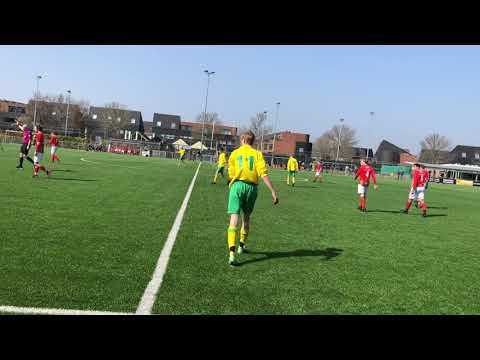 Groenaweg JO19-1 tegen DSO 19-1 eerste helft 0-0