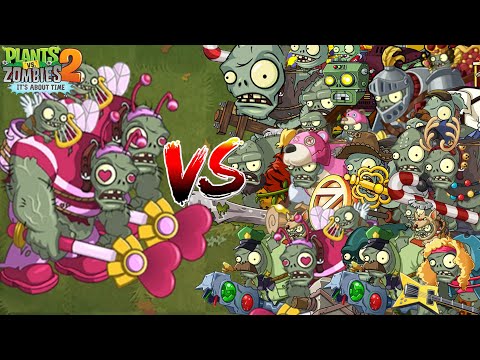 PvZ 2 Tournament Gargantuar- Couple Vallentine Gargantuars Vs 32 Couple Gargantuar Zombie Teams?
