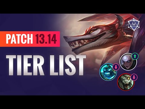 SPLIT 2 Patch 13.14 TIER LIST | League of Legends Season 13
