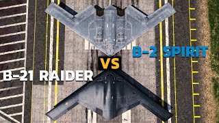 The Battle of Bombers: B-21 Raider vs B-2 Spirit