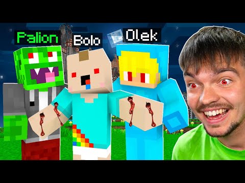 UGRYŹLIŚMY NASZYCH PRZYJACIÓŁ ŻEBY ZOSTALI WAMPIRAMI w Minecraft!