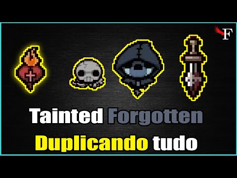 FORGOTTEN B DUPLICANDO TODOS OS ITENS - THE BINDING OF ISAAC REPENTANCE - #242 PTBR