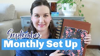 September Monthly Set Up