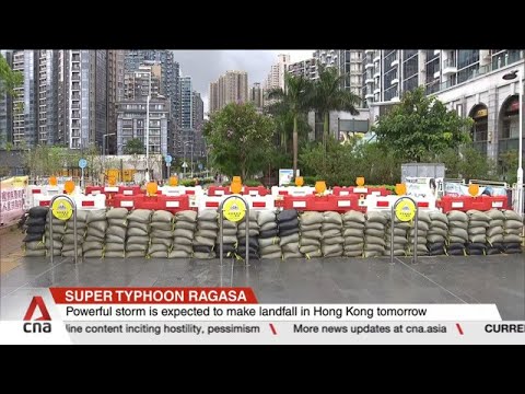 China and Hong Kong bracing for impact as Super Typhoon Ragasa batters northern Philippines