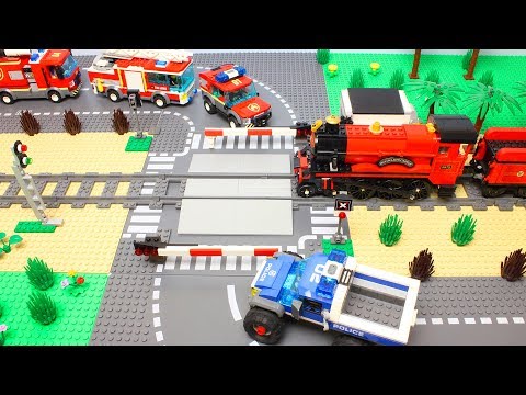 LEGO Trains Road Crossing and Cars & Trucks in Movie