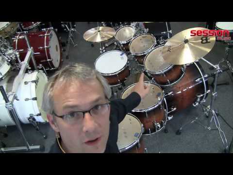 Pearl Masters MCA Limited Edition 22/8/10/12/14/16 – Rare Lava Bubinga Exotic Shell Set image 3